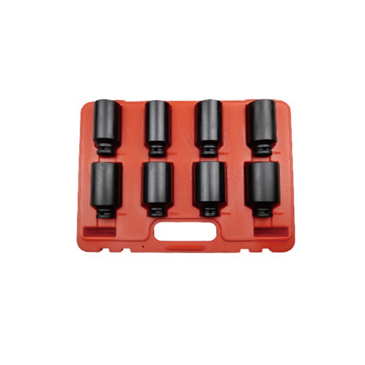  8pcs 1/2" Dr. Axle Nut Socket Set - 12PT.